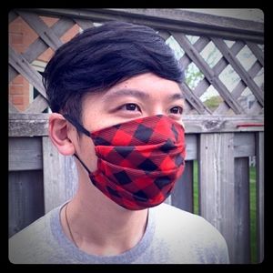 Resuable face mask with filter pocket